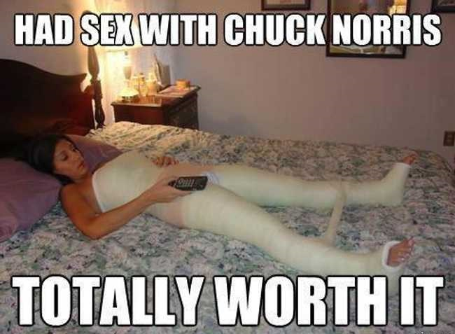 Chuck Norris Facts: Had Sex